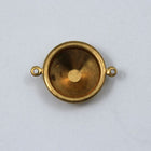 14mm Cabochon Setting #72- Raw Brass-General Bead