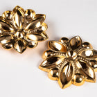 43mm Gold Floral Setting Cabochon Setting #CEB061-General Bead