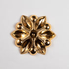 43mm Gold Floral Setting Cabochon Setting #CEB061-General Bead