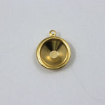12mm Cabochon Setting #71 Gold-General Bead