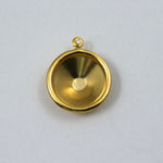 14mm Cabochon Setting #73- Gold-General Bead