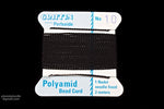 Black Griffin Nylon Size 10 Needle End Bead Cord #CGF502-General Bead