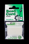 White Griffin "High Performance" Size 10 Needle End Bead Cord #CGH006-General Bead