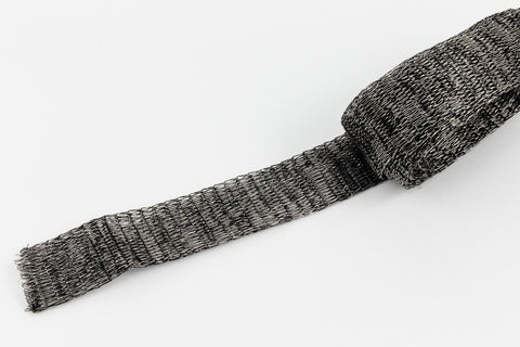 10mm Hematite Mesh Tube #CGN010