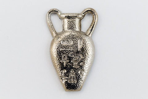 15mm Silver Egyptian Urn Charm#CHA013-General Bead