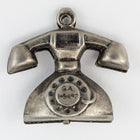 25mm Antique Silver Rotary Telephone Charm #CHA020-General Bead
