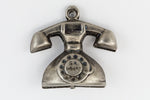 25mm Antique Silver Rotary Telephone Charm #CHA020-General Bead