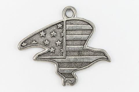 20mm Antique Silver American Eagle Charm #CHA024-General Bead