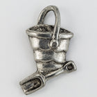 20mm Antique Silver Sand Bucket Charm #CHA027-General Bead