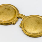 30mm Raw Brass Round Sunglasses Charm #CHA031-General Bead
