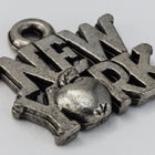 15mm Antique Silver "New York" Charm #CHA032-General Bead
