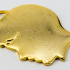 23mm Gold Boy's Profile Charm (2 Pcs) #CHA049-General Bead