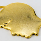 23mm Gold Boy's Profile Charm (2 Pcs) #CHA049-General Bead