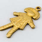 21mm Raw Brass Rag Doll Charm (2 Pcs) #CHA052-General Bead