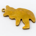 22mm Raw Brass Teddy Bear Charm (2 Pcs) #CHA054-General Bead