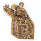 18mm Antique Brass Jack in the Box Charm #CHA056-General Bead
