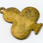 27mm Raw Brass Club Charm (2 Pcs) #CHA058-General Bead