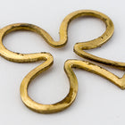 23mm Raw Brass Club Charm (2 Pcs) #CHA059-General Bead