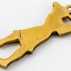 25mm Raw Brass Woman Playing Golf Charm #CHA070-General Bead