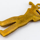 25mm Raw Brass Man Playing Golf Charm #CHA072-General Bead
