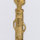 57mm Raw Brass Golf Bag #CHA074-General Bead