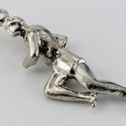 28mm Silver Dimensional Runner Charm #CHA079-General Bead
