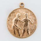 23mm Raw Brass Relay Race Charm #CHA086-General Bead