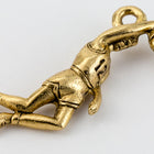 25mm Gold Dimensional Basketball Player Charm #CHA088-General Bead