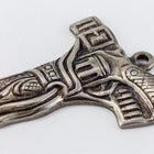 25mm Antique Silver Pistol in Holster Charm #CHA094-General Bead