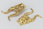 30mm Gold Monster Face #CHA100-General Bead