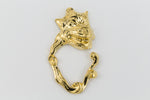 20mm Gold Monster Face Charm #CHA101-General Bead