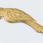 32mm Raw Brass Left Facing Parrot Charm (2 Pcs) #CHA326-General Bead