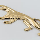 25mm Gold Panther Charm #CHA118-General Bead