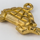 20mm Raw Brass Turtle Charm (2 Pcs) #CHA132-General Bead