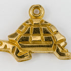 20mm Raw Brass Turtle Charm (2 Pcs) #CHA132-General Bead