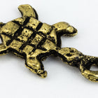 10mm Antique Gold Turtle Charm (2 Pcs) #CHA145-General Bead
