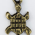 10mm Antique Gold Turtle Charm (2 Pcs) #CHA145-General Bead