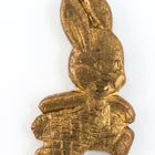 20mm Antique Brass Bunny Charm #CHA150-General Bead