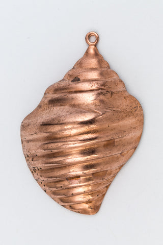 32mm Copper Seashell Charm #CHA153-General Bead