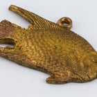 19mm Raw Brass Tropical Fish Charm (2 Pcs) #CHA164-General Bead