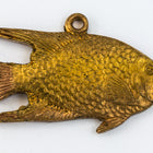 19mm Raw Brass Tropical Fish Charm (2 Pcs) #CHA164-General Bead