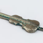 27mm Antique Silver Violin Charm #CHA167-General Bead