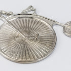 30mm Silver Penny Farthing Bicycle #CHA180-General Bead