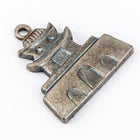 15mm Antique Silver Pagoda Charm #CHA182-General Bead
