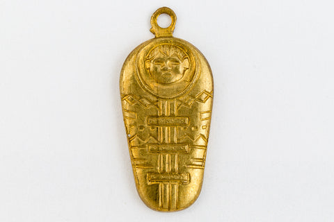 18mm Raw Brass Baby in Cradleboard Charm (2 Pcs) #CHA199-General Bead