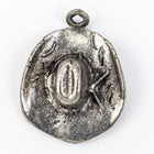 20mm Antique Silver Cowboy Hat Charm #CHA265-General Bead