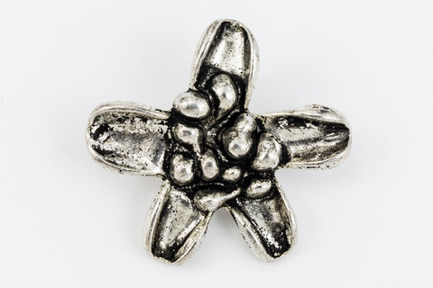 25mm Antique Silver Pewter Flower #CHA206-General Bead