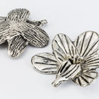 35mm Antique Silver Pewter Orchid Flower #CHA208-General Bead