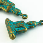 36mm Antique Brass/Patina Buddha Pewter Charm #CHA308-General Bead