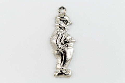 21mm Silver Dutch Boy Charm #CHB042-General Bead